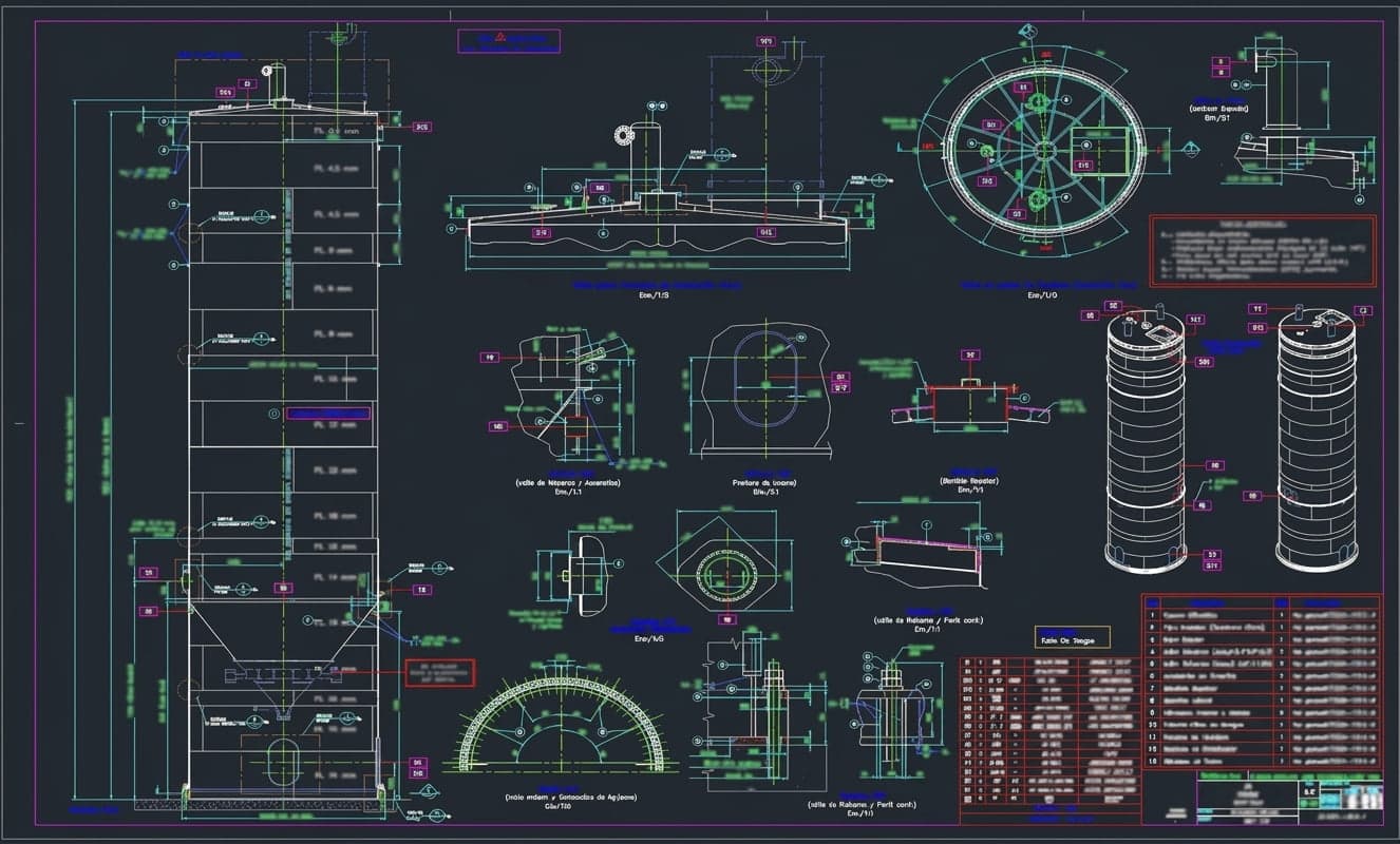 Revisión de planos industriales
