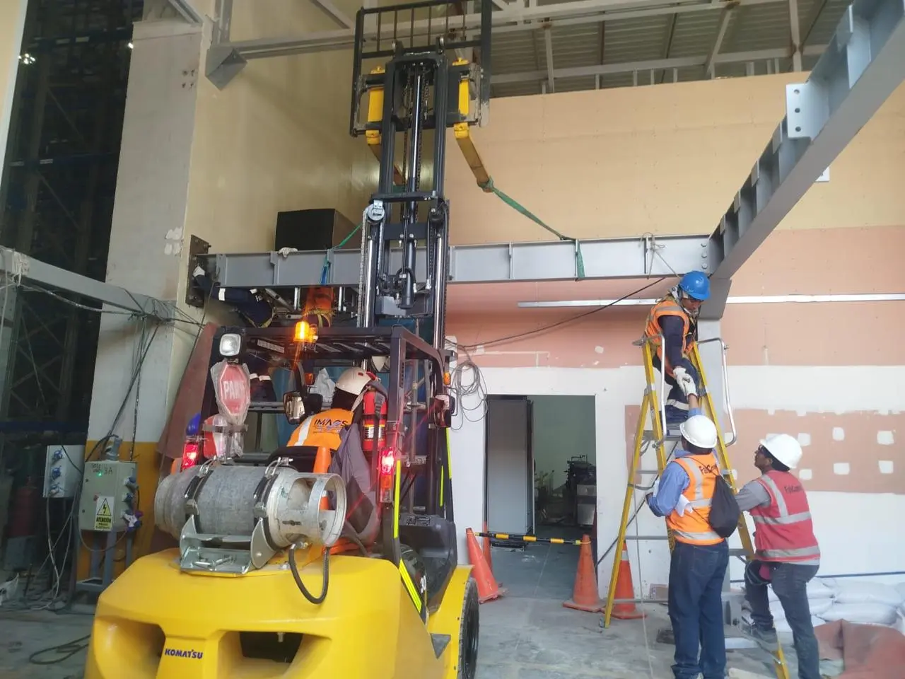 Montaje e instalación en planta industrial