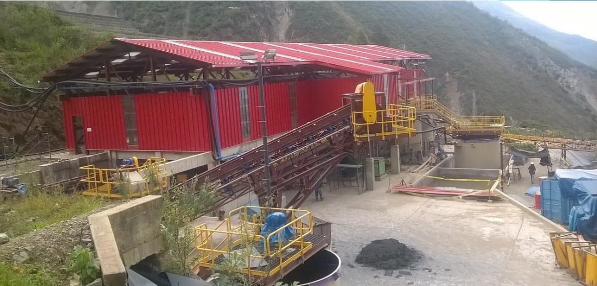 Planta de filtrado de relaves
